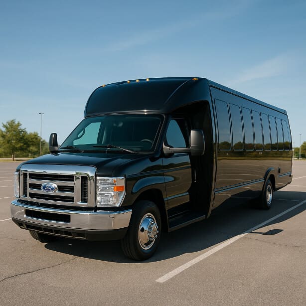 Provo Shuttle Bus Rentals 18 Passenger Shuttle Bus