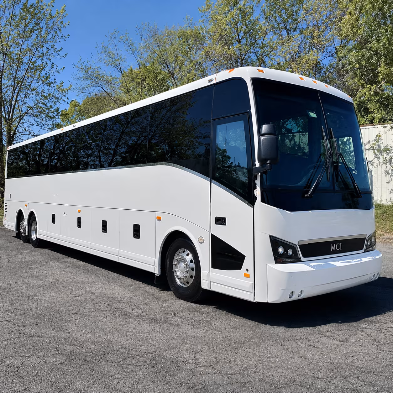 provo charter bus services exterior
