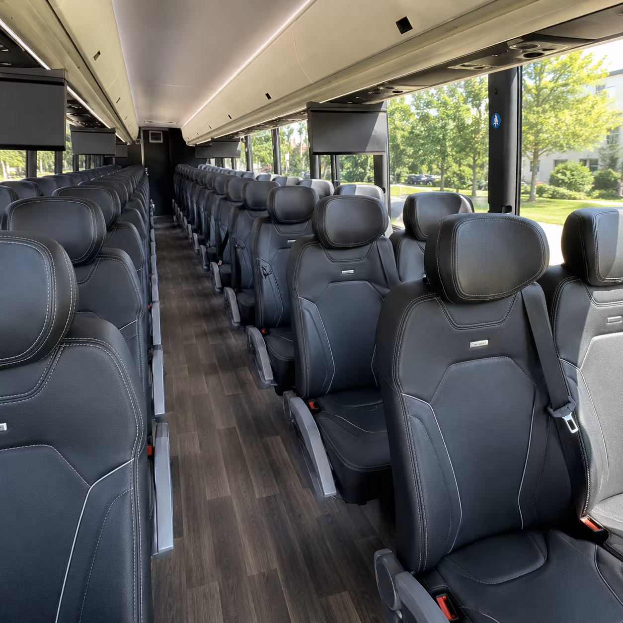 provo charter bus services interior